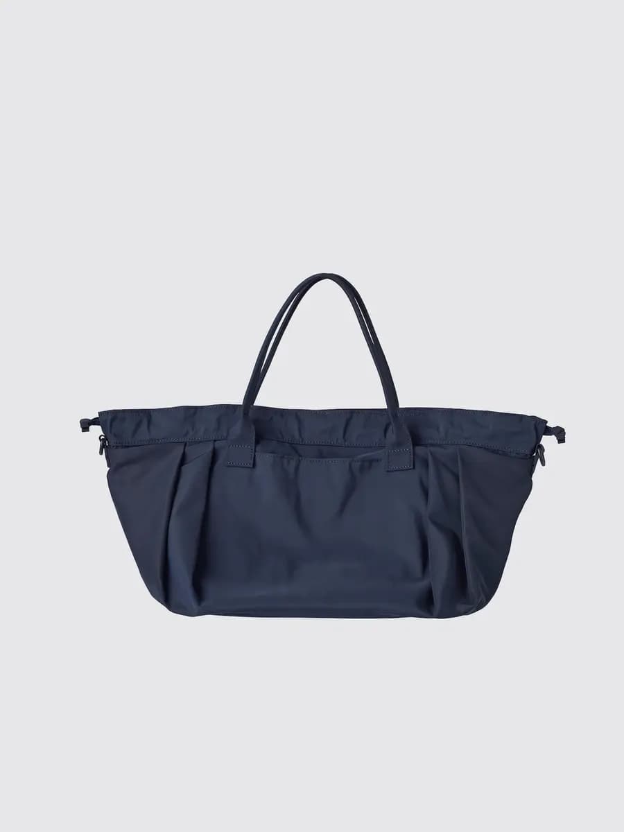 Uniqlo Drawstring Bag Black [Imported, Do not wash, Do not dry clean, BLACK]