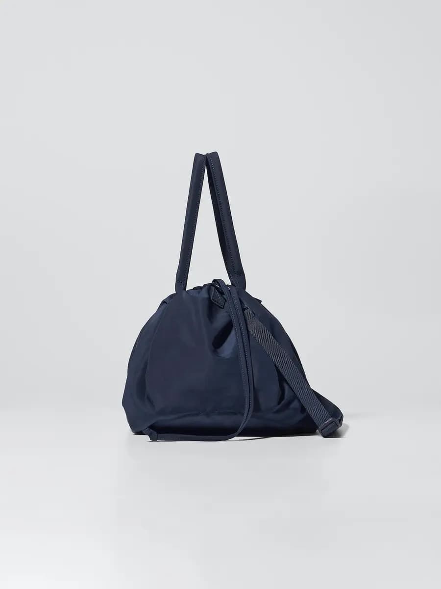 Uniqlo Drawstring Bag Black [Imported, Do not wash, Do not dry clean, BLACK]