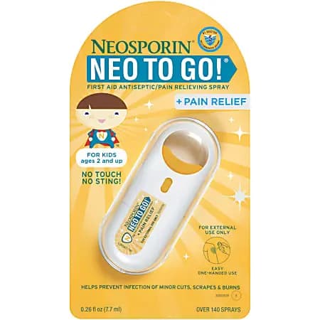 Neosporin Neo To Go Spray [Pain Relief, Green/Orange/White, NEO TO GO!]