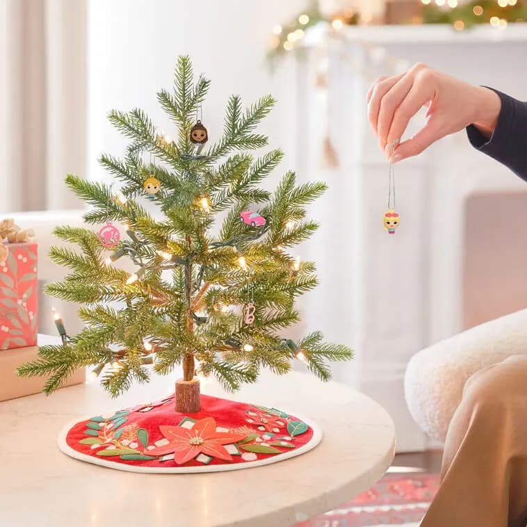 Mini Barbie™ Shatterproof Hallmark Ornaments, Set of 6 [Item number 3HCM4764, Dimensions MINIATURE (figures, symbols) 0.75 x 1, Material Shatterproof plastic ornaments with han]