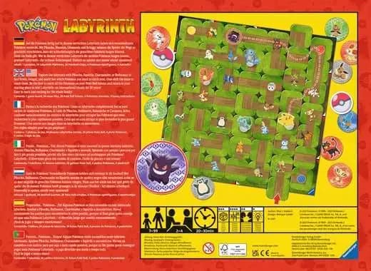 Ravensburger Board Game - Pokémon Labyrinth - Game for kids 7 years up [ages 7 - 99]