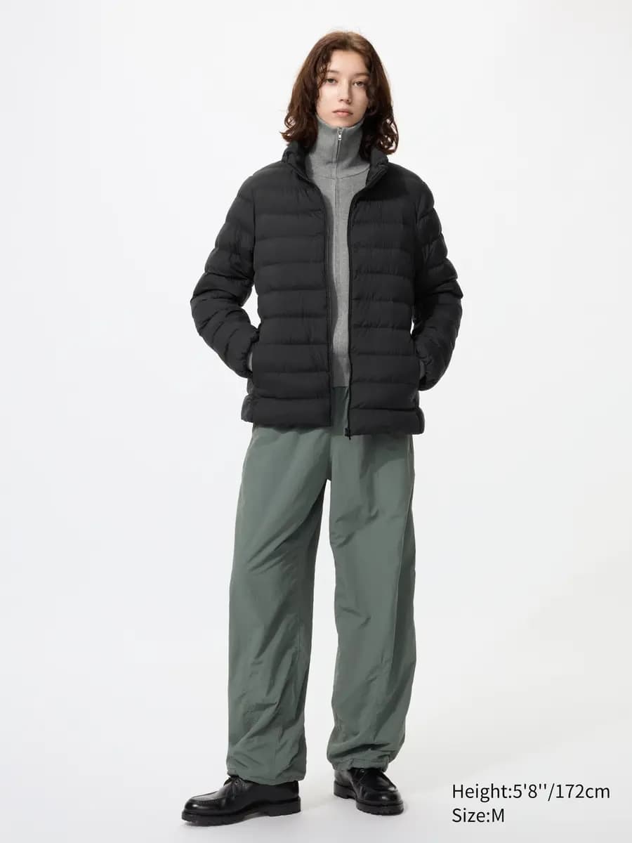 Uniqlo PUFFTECH Jacket Dark Brown [Imported, Hand wash cold, Do not dry clean, Anti-static lining enhances comfort.]
