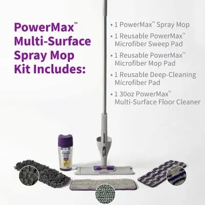Rejuvenate PowerMax Spray Mop Kit [Multi-Surface, Floor, 003-05-0388]