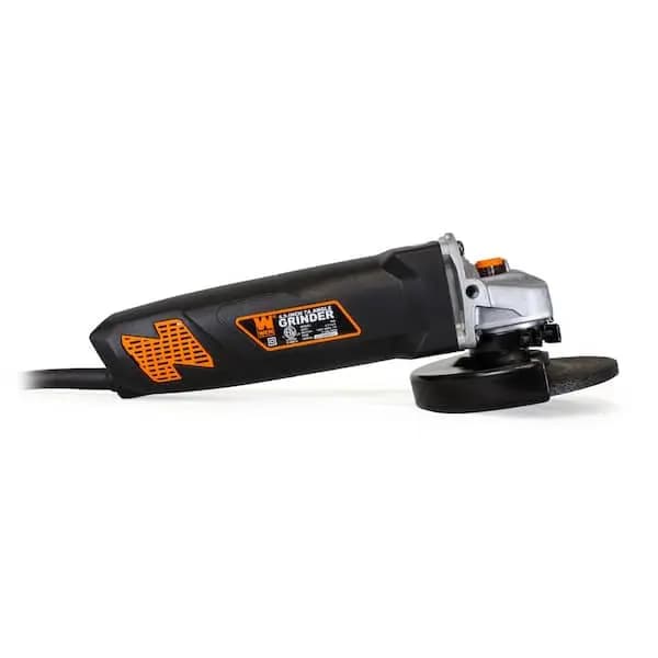 WEN 7 Amp Corded 4-1/2 in. Angle Grinder, 944 [Amperage (A): 7, Arbor Size: 5/8 in, Color Family: Black]