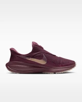 Nike Revolution 8 EasyOn Women's Road Running Shoes Pink Smoke/Orange Pearl/Desert Berry [Pink Smoke/Orange Pearl/Desert Berry, Lace-less design, Skins for durability]