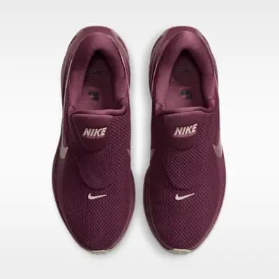 Nike Revolution 8 EasyOn Women's Road Running Shoes Pink Smoke/Orange Pearl/Desert Berry [Pink Smoke/Orange Pearl/Desert Berry, Lace-less design, Skins for durability]