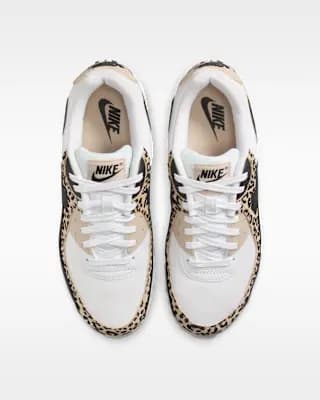 Nike Air Max 90 Women's Shoes White/Sanddrift/Hemp/Black [White/Sanddrift/Hemp/Black, W 5 / M 3.5, W 5.5 / M 4, W 6 / M 4.5, W 6.5 / M 5, W 7 / M, Padded collar]