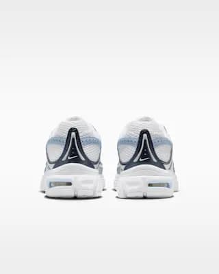 Nike Air Max Moto 2K Women's Shoes White/Metallic Silver/Midnight Navy/Hydrogen Blue [White/Metallic Silver/Midnight Navy/Hydrogen Blue, W 5 / M 3.5, W 5.5 / M 4, W 6 / M 4.5, W 6.