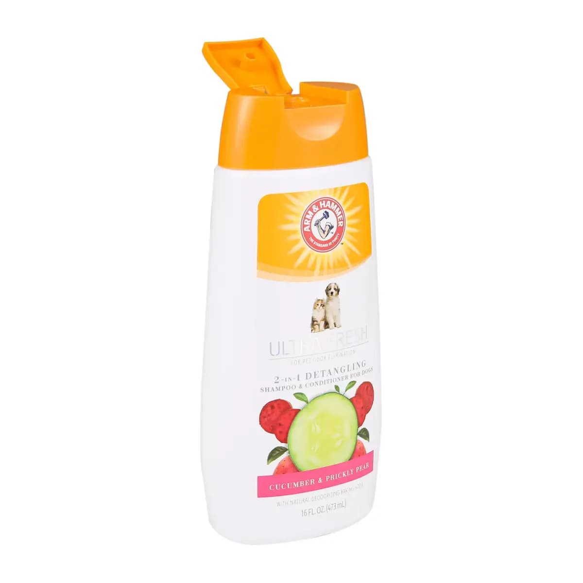 Arm & Hammer ™ Ultra Fresh 2-in-1 Detangling Dog Shampoo - Cucumber/Prickly Pear 16 oz [Intended For Dog, Includes 1 -16 oz bottle, Health Consideration Detangling, Total Weight 16