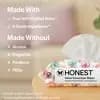 The Honest Company Clean Concious Sensitive Skin Baby Wipes - Rose Blossom - 288ct [Scent Unscented, Dimensions (Overall) 8 Inches (L), 7.1 Inches (W), Health Facts Paraben-Free, N