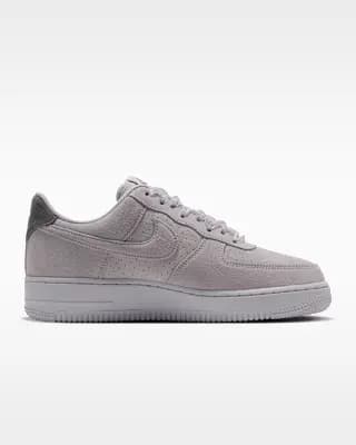Nike Air Force 1 '07 Women's Shoes Vast Grey/Metallic Silver/Pencil Point [Vast Grey/Metallic Silver/Pencil Point, Foam midsole, Rubber outsole]
