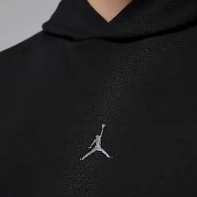 Jordan Sport Hoop Fleece Men's Dri-FIT Sleeveless Pullover Hoodie Black/Clear [Black/Clear, Machine wash, Imported]