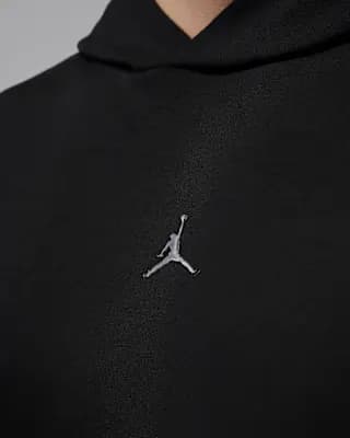 Jordan Sport Hoop Fleece Men's Dri-FIT Sleeveless Pullover Hoodie Black/Clear [Black/Clear, Machine wash, Imported]