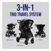 Chicco Bravo 3-in-1 Quick-Fold Trio Travel System - Ombra [Dimensions (Overall) 42.7 Inches (H) x 19.1 Inches (W) x 35.2, Weight 48.3 Pounds, Dimensions (Collapsed) 29 Inches (H) x