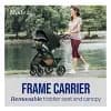 Chicco Bravo 3-in-1 Quick-Fold Trio Travel System - Ombra [Dimensions (Overall) 42.7 Inches (H) x 19.1 Inches (W) x 35.2, Weight 48.3 Pounds, Dimensions (Collapsed) 29 Inches (H) x