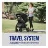 Chicco Bravo 3-in-1 Quick-Fold Trio Travel System - Ombra [Dimensions (Overall) 42.7 Inches (H) x 19.1 Inches (W) x 35.2, Weight 48.3 Pounds, Dimensions (Collapsed) 29 Inches (H) x
