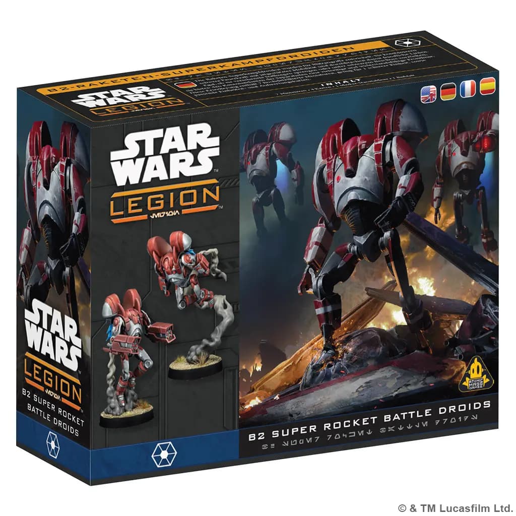 Atomic Mass Games Star Wars: Legion - B2 Super Rocket Battle Droids [UPC 841333138462, ages 14+, players 2]