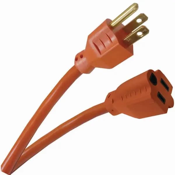 HDX 50 ft. 16/3 Light Duty Indoor/Outdoor Extension Cord, Orange, HD#277-517 [Cord Color: Orange, Cord Length (ft.): 50 ft, Features: No Additional Features]