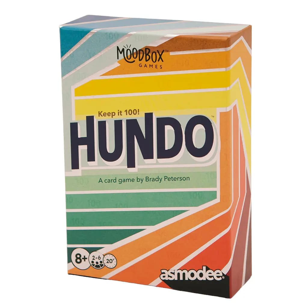 Moodbox Games Hundo [UPC 841333140243, ages 8+, players 2 - 6]
