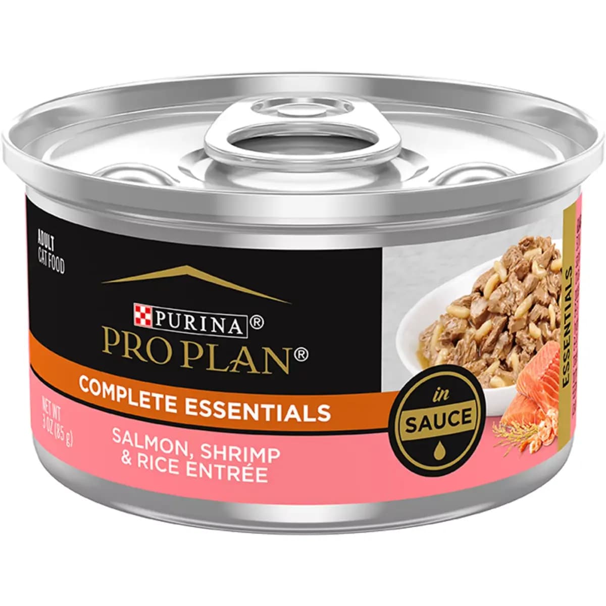 Purina Pro Plan Complete Essentials Adult Wet Cat Food - Antioxidants, in Sauce, 3 Oz [Item Number 5230718, Brand Purina Pro Plan, Food Type Pate, Gravy, Breed Size All]