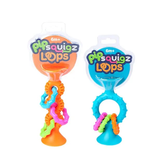 Fat Brain Toy Co. pipSquigz Loops [6 x 2 x 2 inches, 6 months, China]