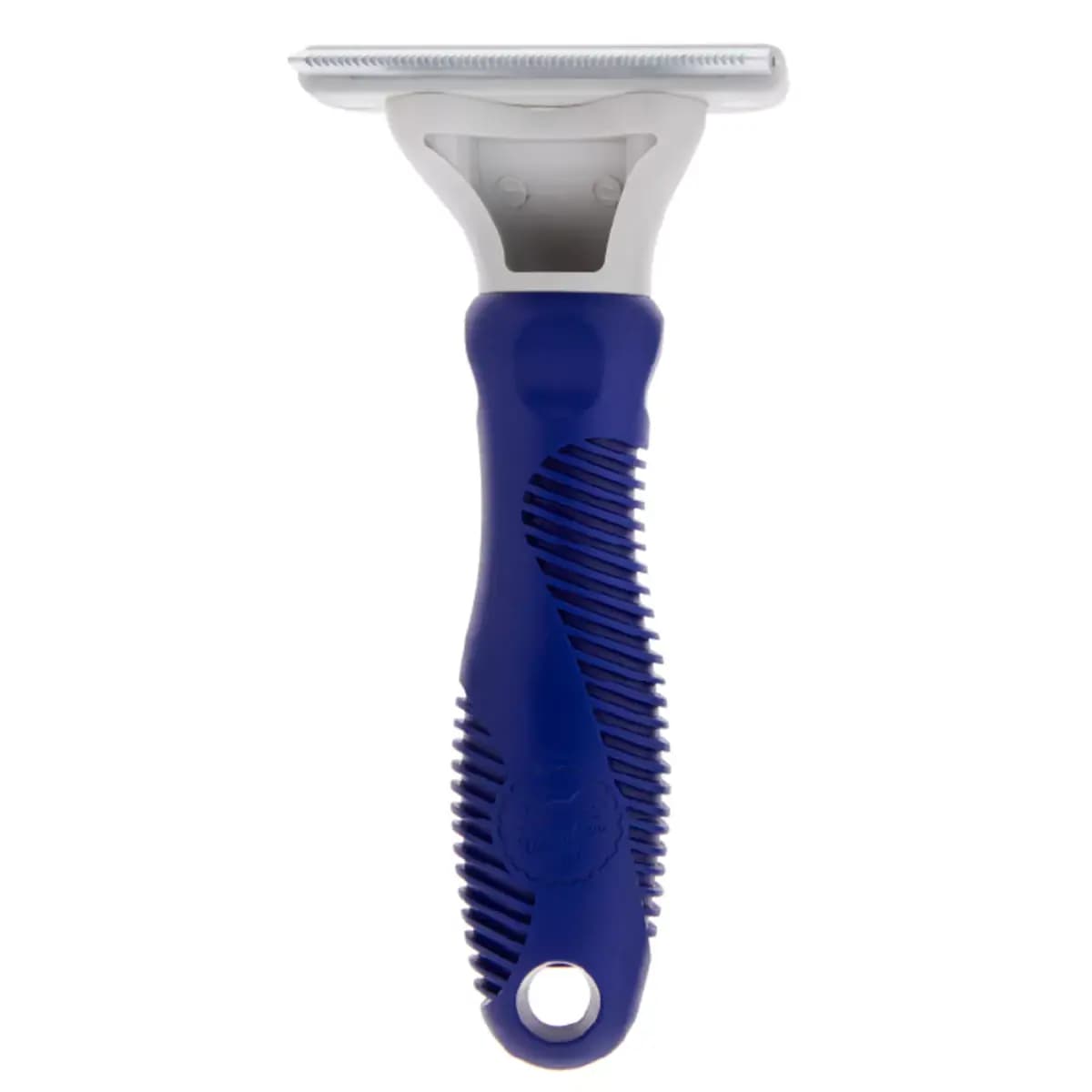 Whisker City® Medium to Long Hair & Undercoat Deshedding Tool Cat Brush [Brand Whisker City®, Includes 1 Shedding Tool, Intended For Cats with medium/long hair, Color Blue, Grey]