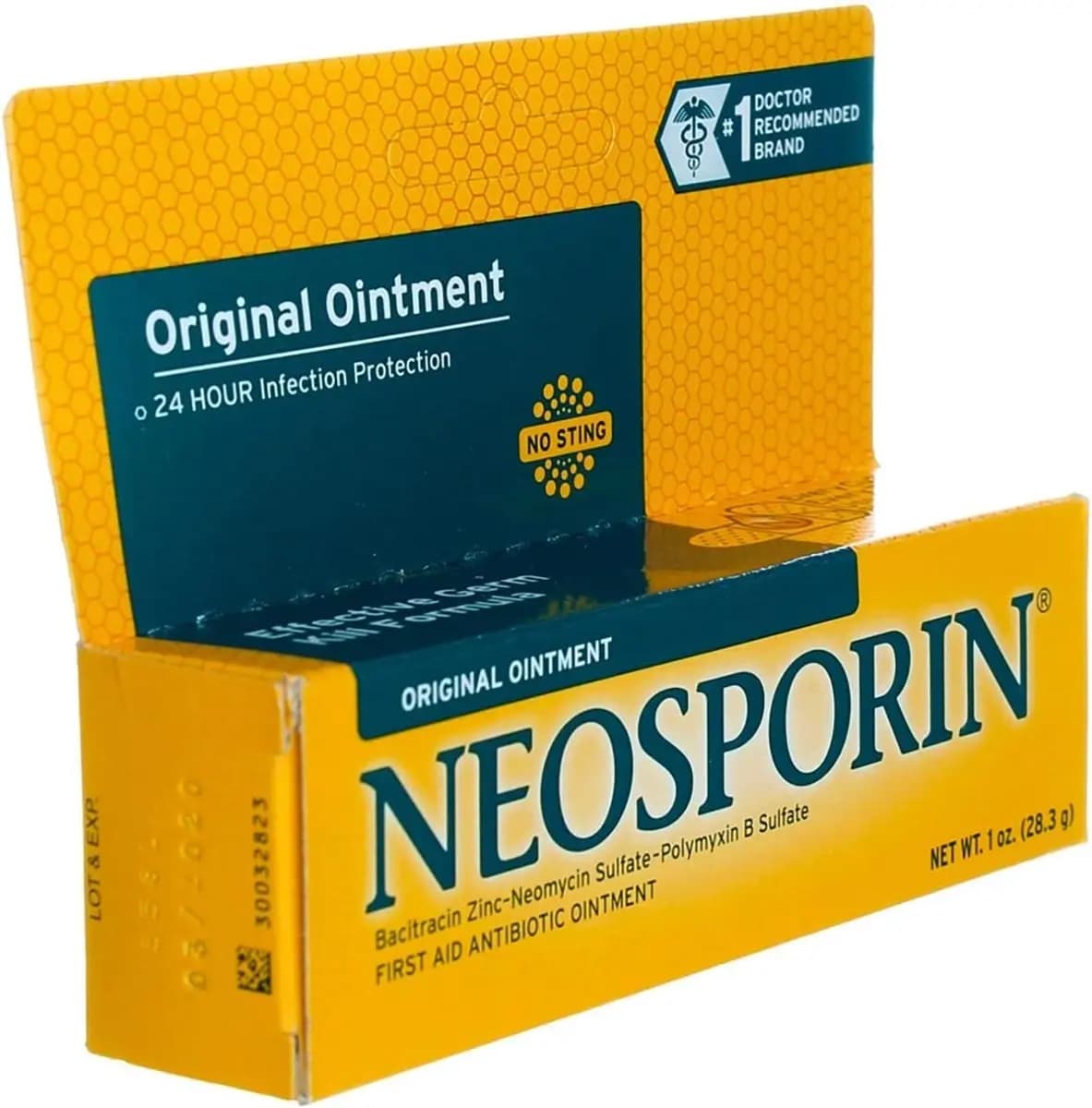 Neosporin Original Ointment - 1 oz, Pack of 4 [Neosporin, Scar remover, Ointment]