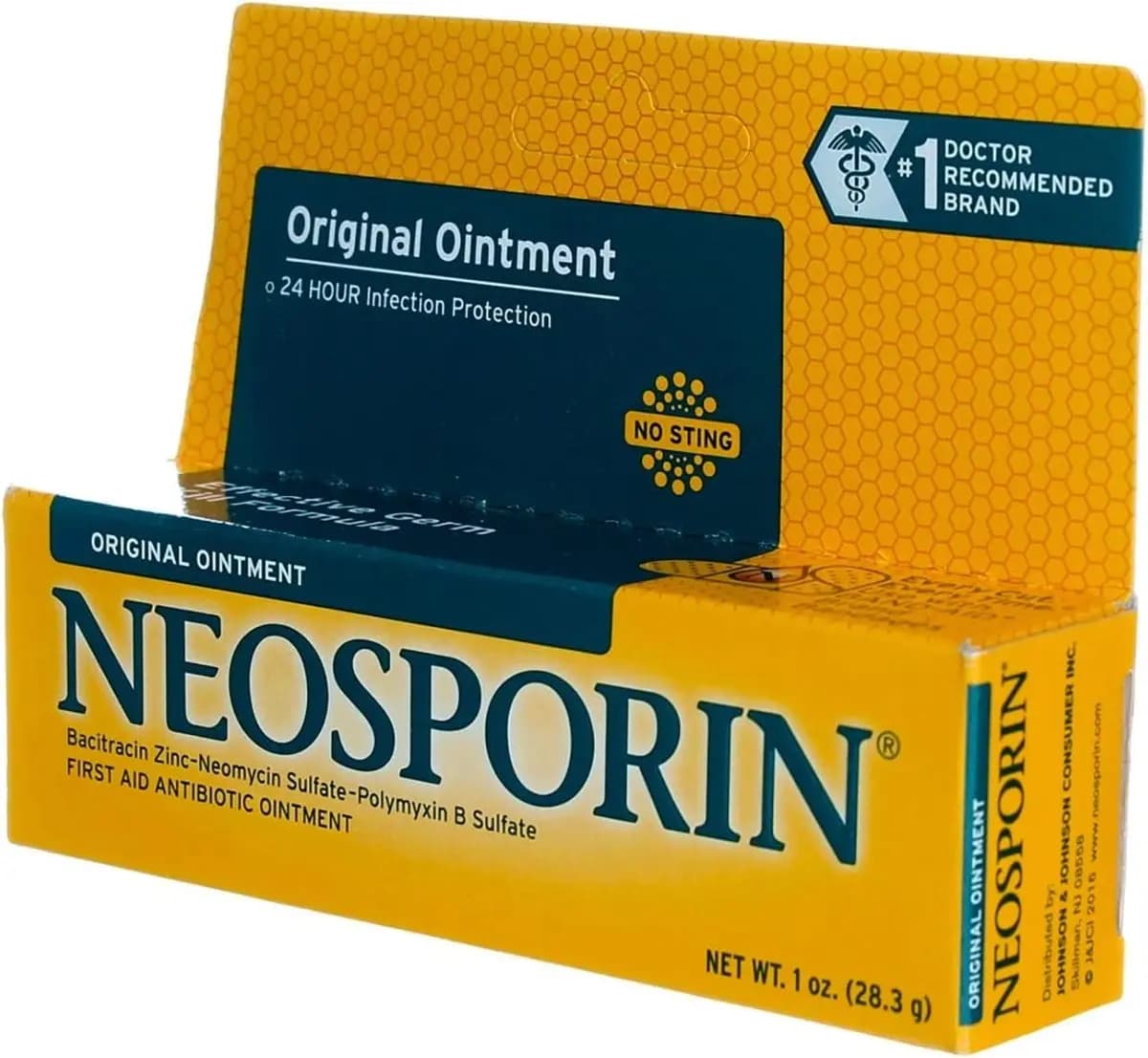 Neosporin Original Ointment - 1 oz, Pack of 4 [Neosporin, Scar remover, Ointment]