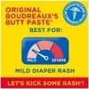 Boudreaux's BP Boudreaux's Butt Paste Baby Diaper Rash Cream Original Strength - 4oz [Scent Unscented, Suggested Age Newborn and Up, Health Facts Sulfate-Free, Paraben-Free, Alumin