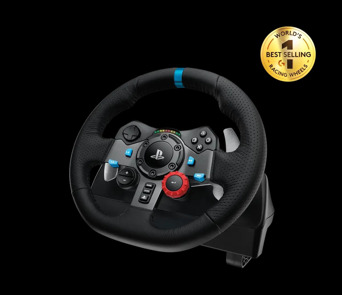Logitech G920/G29 Driving Force Steering Wheels & Pedals - Black [10.63 in (270 mm), 10.24 in (260 mm), 10.94 in (278 mm)]