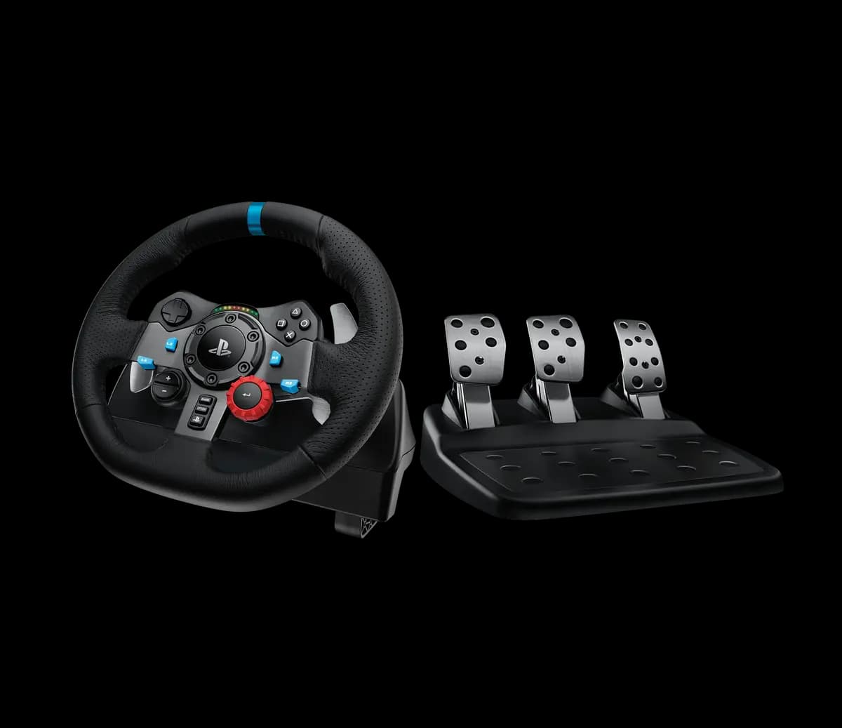 Logitech G920/G29 Driving Force Steering Wheels & Pedals - Black [10.63 in (270 mm), 10.24 in (260 mm), 10.94 in (278 mm)]