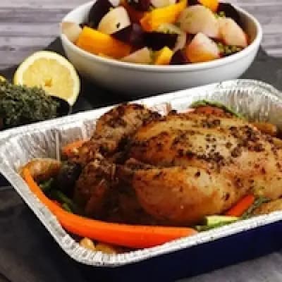 Reynolds Disposable Bakeware Multipurpose Pan with Lid - 1ct [544.72 cubic-in, Foil, Non-Toxic]