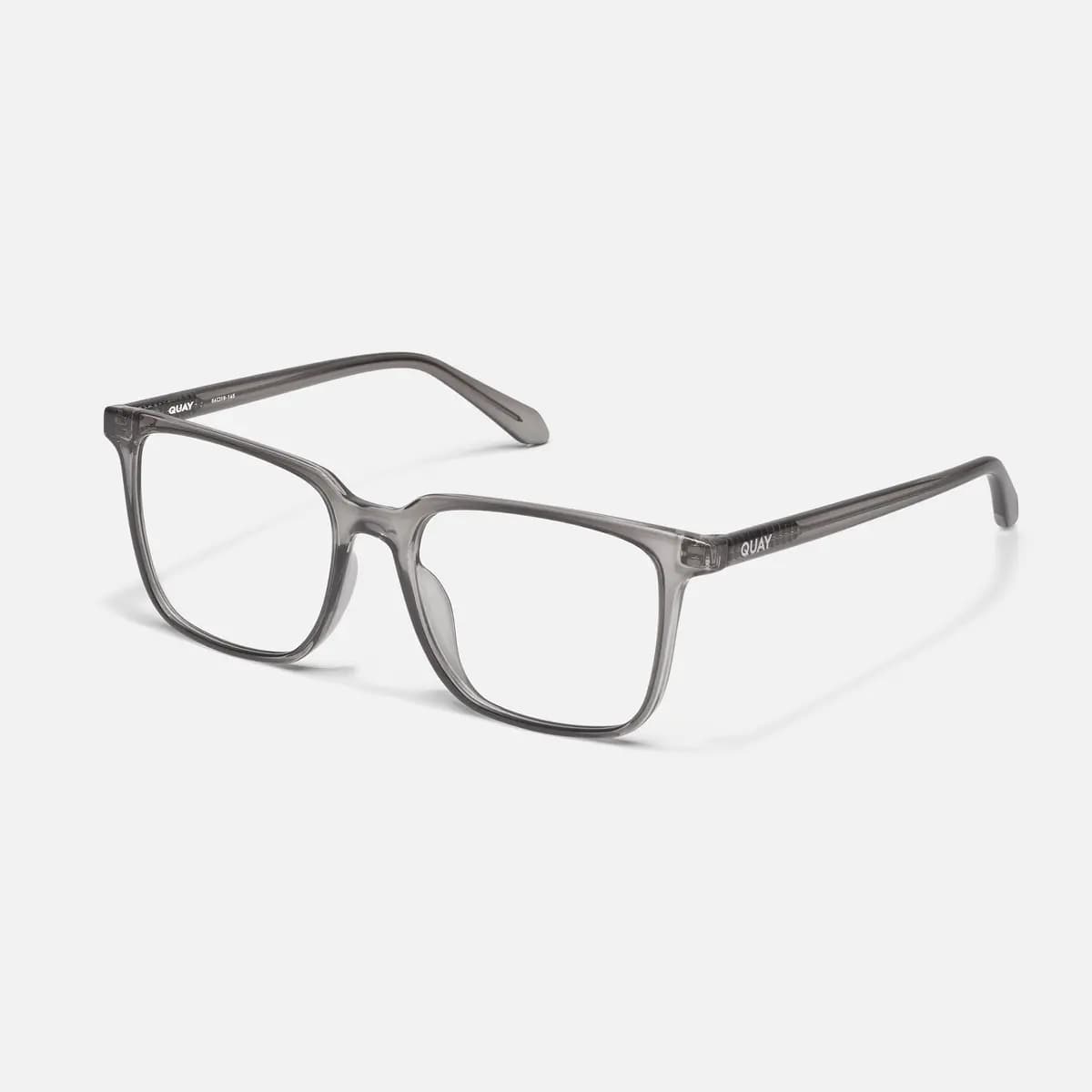 Quay ALGORITHM RX GREY/RX [Prescription lenses, Square shape, Standard arms]