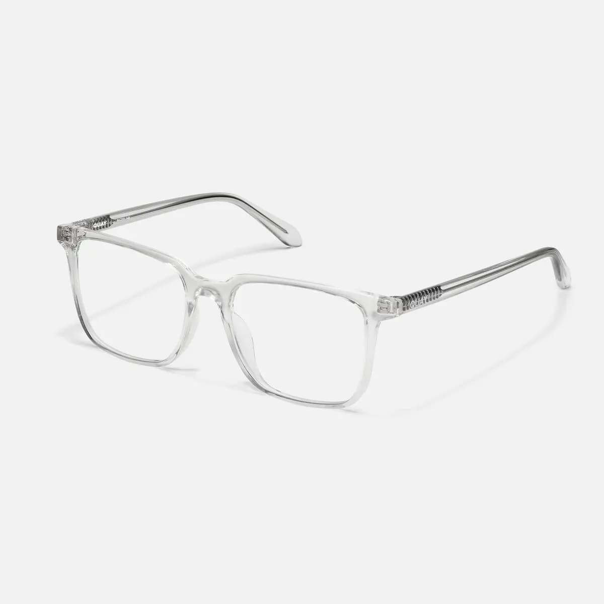 Quay ALGORITHM RX GREY/RX [Prescription lenses, Square shape, Standard arms]