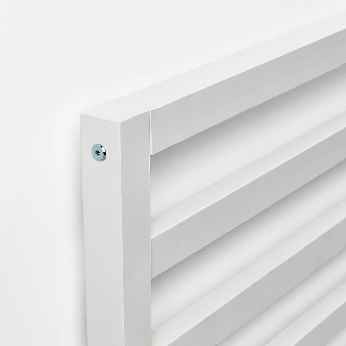 IKEA TARVA Bed frame, white stained [Width 41 3/8 ", Length 78 3/8 ", Footboard height 12 5/8 "]
