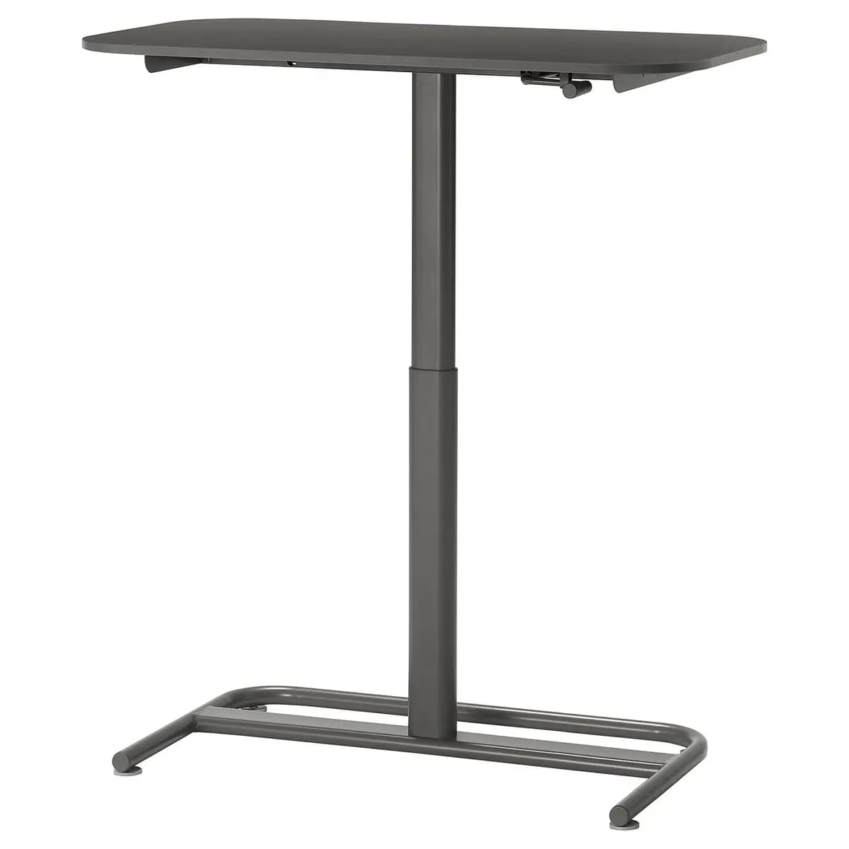 IKEA SEGRARE Desk sit/stand, dark gray [Width 43 1/4 ", Depth 23 5/8 ", Max. load 88 lb]