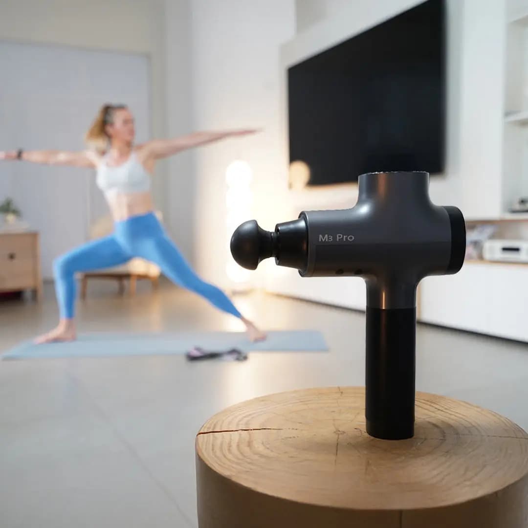 Opove M3 Pro Massage Gun, New Version, Black [12mm, 1300 - 2500 RPM, 4-8h]