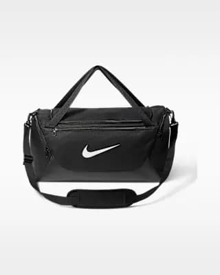 Nike Brasilia Training Duffel Bag (Small, 40L) Black/Black/White [100% polyester, Spot clean, ONE SIZE]