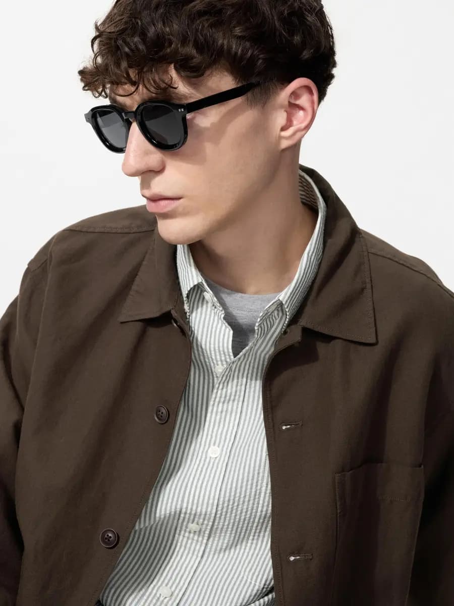 Uniqlo Wellington Sunglasses 80 [Imported, UV400 lenses block approximately 99% of UV rays., Made from flexible plastic for comfort.]