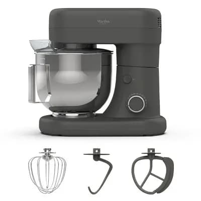 Martha Stewart 5.3qt Tilt Head Stand Mixer Caviar [660 Watts, 5.3 Quart, 8.6 Pounds]