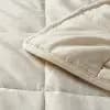 12lbs Weighted Blanket Ivory - Tranquility [48 Inches (L), 72 Inches (W), 12 Pounds, Quilted]