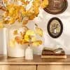 Hearth & Hand with Magnolia 11" Mini Yellow Gingko in Ceramic Vase Arrangement - Hearth & Hand™ with Magnolia [.43 Pounds, Polyester, Plastic, Tabletop]