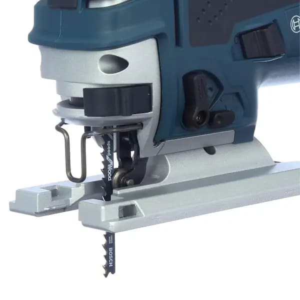 Bosch 7 Amp Corded Variable Speed Barrel-Grip Jig Saw Kit with Carrying Case, JS470EB [Amperage (A): 7 A, Bevel Capacity (degrees): 45 °, Color Family: Blue]