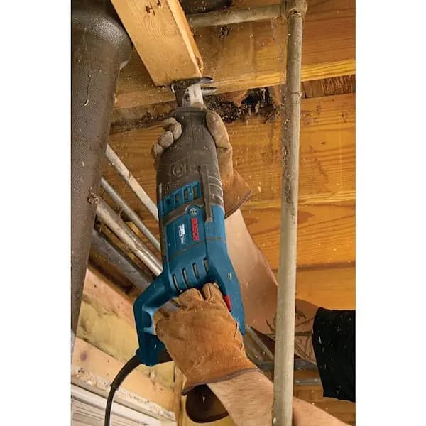 Bosch 7 Amp Corded Variable Speed Barrel-Grip Jig Saw Kit with Carrying Case, JS470EB [Amperage (A): 7 A, Bevel Capacity (degrees): 45 °, Color Family: Blue]