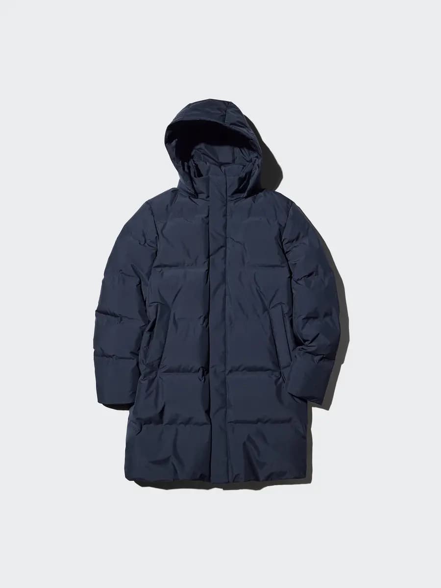 Uniqlo Seamless Down Coat Black [Imported, Hand wash cold, Do not dry clean, Convenient inner pocket.]