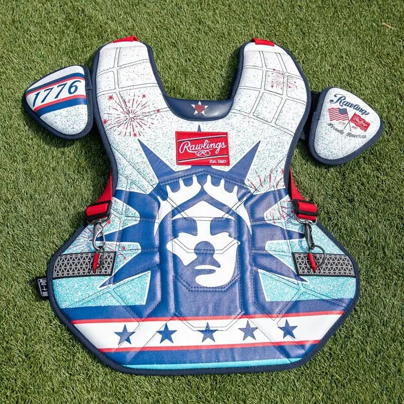 Rawlings Rawlings Mach Pro Americana Catcher's Set [MCHPROCS-USA, Dynamic Fit System, Americana]