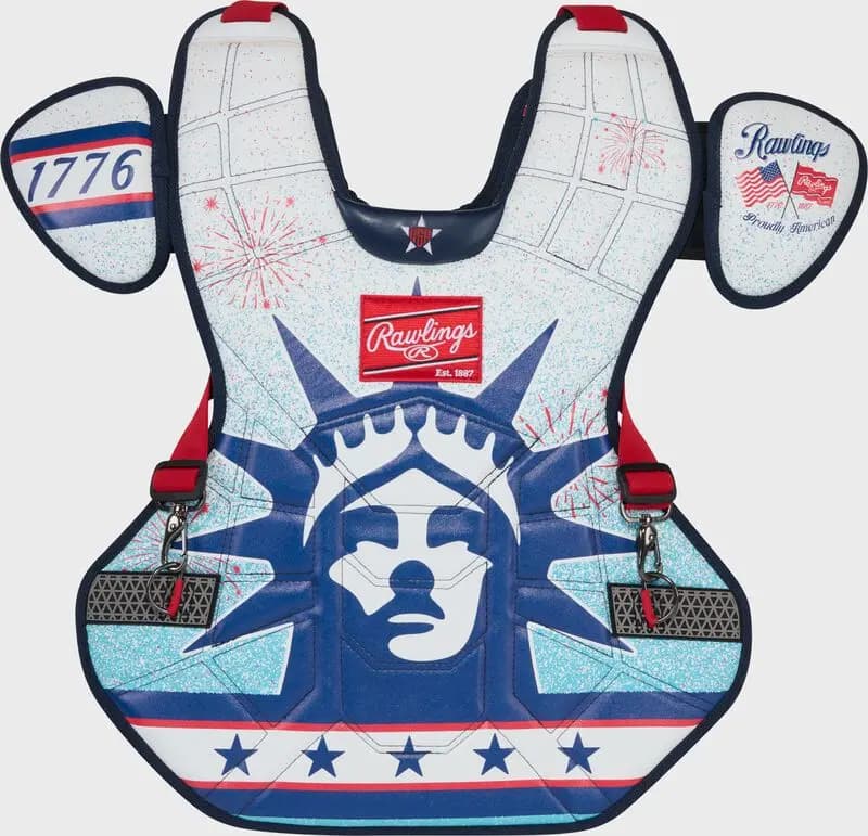 Rawlings Rawlings Mach Pro Americana Catcher's Set [MCHPROCS-USA, Dynamic Fit System, Americana]