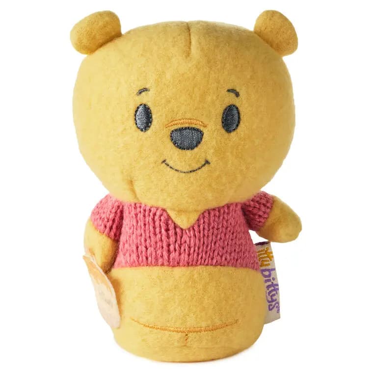 itty bittys Disney Winnie the Pooh Plush [3'' W x 4'' H x 2.25'' D, 1, To clean, wipe with a damp cloth., 1KDD2257]