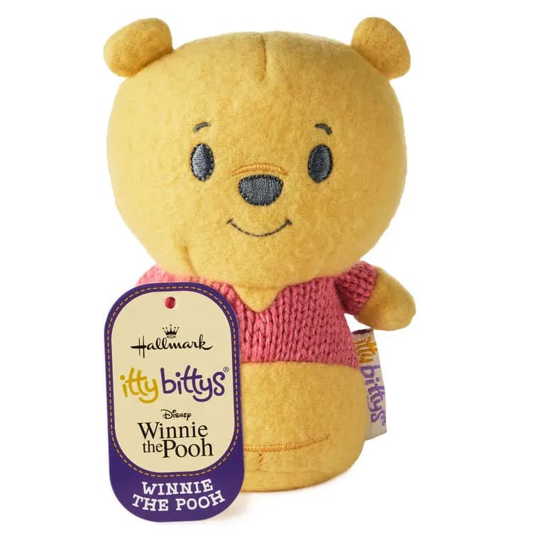 itty bittys Disney Winnie the Pooh Plush [3'' W x 4'' H x 2.25'' D, 1, To clean, wipe with a damp cloth., 1KDD2257]