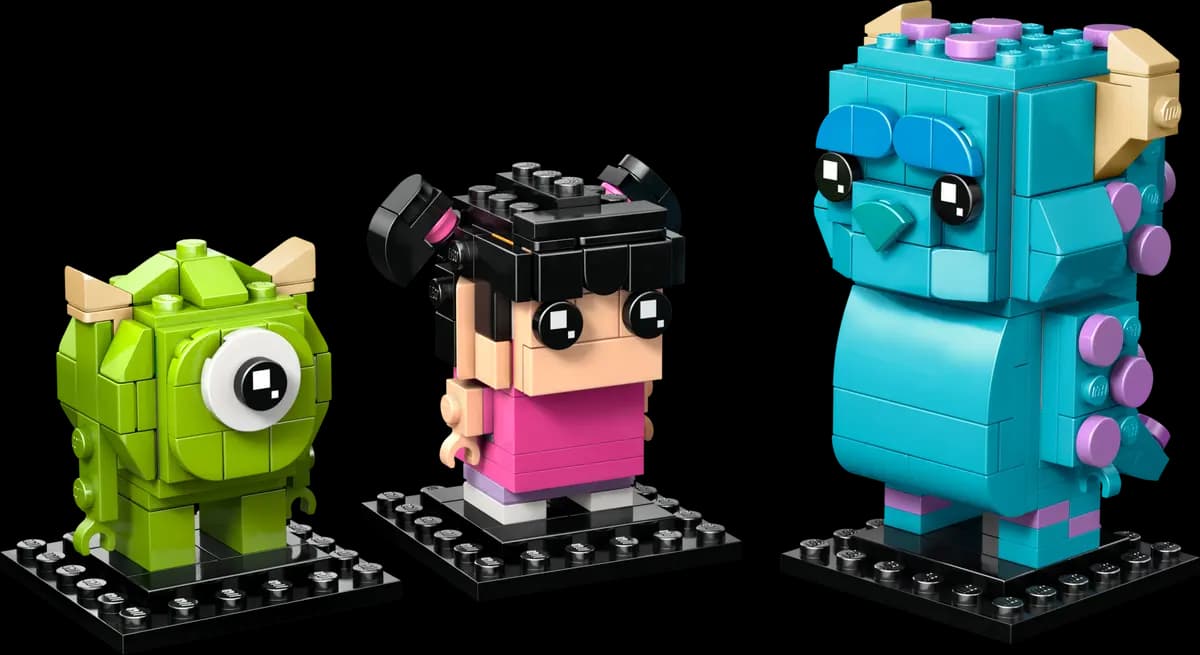 LEGO Sulley, Mike and Boo Figures 40861 [303 pieces, ages 10+, BrickHeadz]